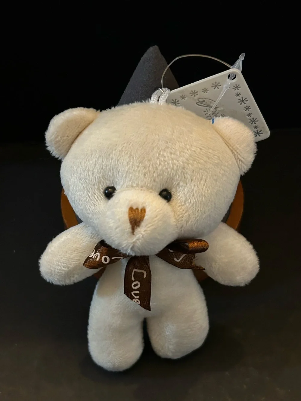 BUY 1 GET 1 FREE Cute Plush Bear 🐻 Keychains w/Brown 'Love' Ribbon Assorted